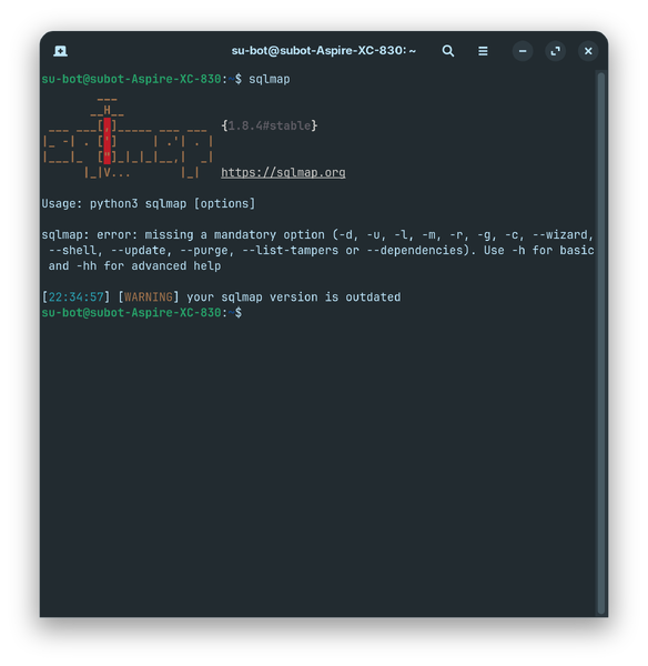Install sqlmap