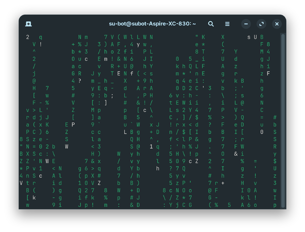 Install cmatrix